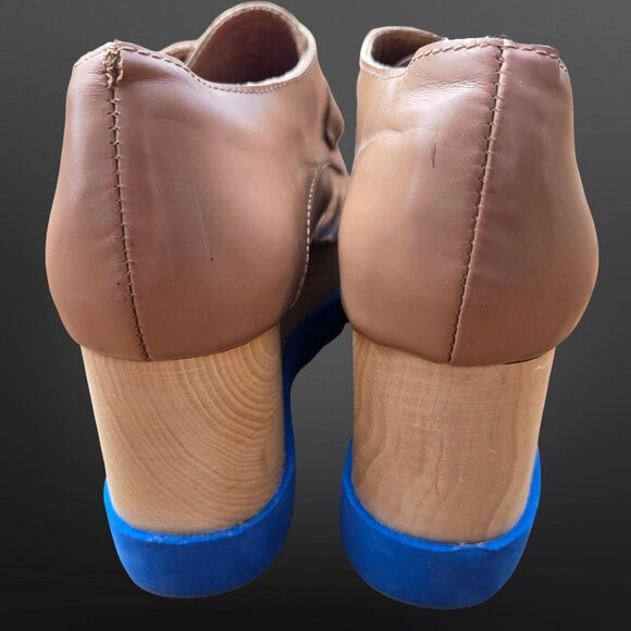 Platform Loafers with Blue Soles - Picture 7 of 8